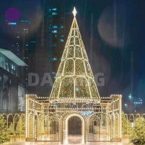 Outdoor IP65 Waterproof <b>LED</b> Christmas Tree <b>Lights</b> Customizable Color Multi-Function for Yard Business Street Holiday Decorations - Product Image 4
