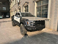 Vente directe d'usine Kit carrosserie pour F-o-r-d Ranger T6 T7 T8 Mise à niveau vers le design F-150 Raptor 2025 Lifting de carrosserie Pare-chocs Calandre Capot