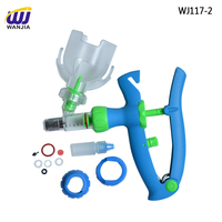 Jeringa Veterinaria WANJIA de 2 ml, Inyector Continuo Ajustable, Jeringa Automática para Vacunación de Aves de Corral, Granja