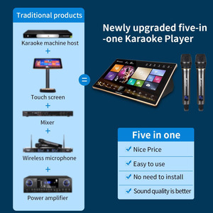 Lecteur Karaoké Tout-en-un Professionnel InAndOn KTV avec Fonction IA, WiFi, Écran Tactile 18,5 Pouces, Double Système, 1 To, Reconnaissance Vocale pour Chansons et Chant - Product Image 3