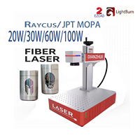 Graveur laser à fibre de bureau 20W 30W 50W avec scanner Galvo pour marquage de bijoux, étiquettes et métaux en acier inoxydable