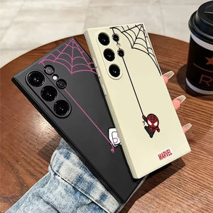 Coque de téléphone Marvel <span class=keywords><strong>Spiderman</strong></span> pour couple, compatible avec Samsung Galaxy S24 S23 S22 Ultra Plus 5G S20 FE A73 A72 A71 A55 A54 A51 A50 A35 A15 - Product Image 1