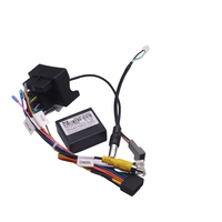 Cadre d'Autoradio Android pour Citroën C4 C4L DS4 2 B7 2010-2018 10 Pouces Façade Stéréo 2DIN Faisceau 16 Broches Canbus