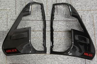Kit de garnitures de carrosserie noir brillant pour Toyota Hilux 4x4 (2021, 2022, 2023) - Ensemble complet de 6 pièces - Accessoires automobiles