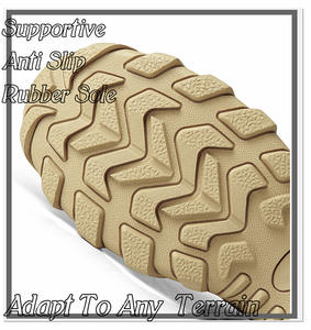 Bottes de randonnée de qualité supérieure à coupe haute Sport chaussures en cuir à fermeture éclair randonnée en plein air Combat escalade bottes tactiques - Product Image 3