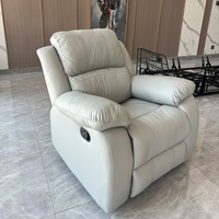 Fauteuil inclinable électrique moderne de luxe avec rotation à 360 degrés, fonctionnalités extensibles et pliables pour un confort ultime