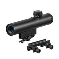 Lunette tactique LUGER HD 4X20 avec tourelle BDC pour la chasse étanche haute précision