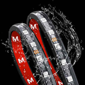 ไฟตกแต่งภายในรถยนต์แบบเส้น 5050 RGB LED ควบคุมผ่านแอพไร้สาย พร้อมรีโมท รองรับเพลง USB 12V สร้างบรรยากาศภายใน - Product Image 6