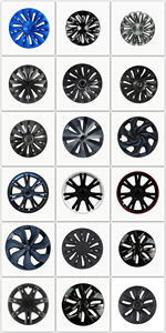 Capuchon de moyeu de roue noir/rose couleur 19 pour modèle Y couvre-roue couvre-jante pour tesla modèle Y - Product Image 6