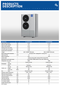 ปั๊มความร้อนจีน 8KW 12KW R290 EVI สำหรับใช้ในครัวเรือน แบบออลอินวัน พร้อมถังเก็บน้ำ 90 ลิตร ปั๊มความร้อนอากาศสู่น้ำ R32 - Product Image 4