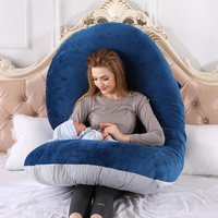 Oreiller de grossesse personnalisé en minky pour dormeurs latéraux, allaitement et maternité, pour femmes enceintes