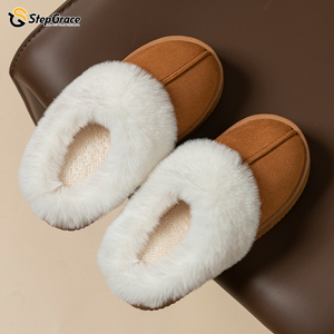 <span class=keywords><strong>Pantofole</strong></span> Invernali StepGrace <span class=keywords><strong>di</strong></span> Alta <span class=keywords><strong>Qualità</strong></span>, Calde e Antiscivolo, con Suola Spessa in PVC, Impermeabili e Resistenti all'Usura - Product Image 6