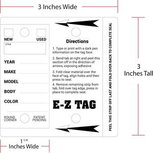 Etiquetas <span class=keywords><strong>de</strong></span> Plástico Autolaminables Multicolores AOPFAST para Llaves <span class=keywords><strong>de</strong></span> Coche, Nuevas al por Mayor para Suministros <span class=keywords><strong>de</strong></span> Concesionarios Automotrices, Anillo, Esquinas, Cabezas <span class=keywords><strong>de</strong></span> Cilindro 1 - Product Image 4