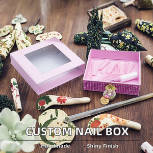 Boîtes d'emballage personnalisées pour faux ongles à presser - Carton ondulé pour cosmétiques et outils de maquillage, marque privée - Product Image 2