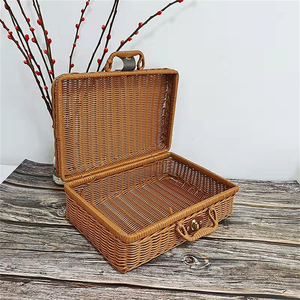 Ngoài trời dã ngoại Túi ba lô Kit <span class=keywords><strong>wicker</strong></span> trang trí nội thất <span class=keywords><strong>Cube</strong></span> giỏ lưu trữ Thùng - Product Image 6