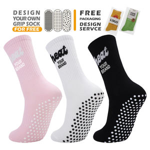 कस्टम लोगो पाइलेट ग्रिप मोजे महिलाओं के लिए कस्टम डिजाइन योग सॉक - Product Image 2