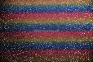 PVC/TPU brillo metálico película rodando en la superficie del material por una plantilla especial - Product Image 3