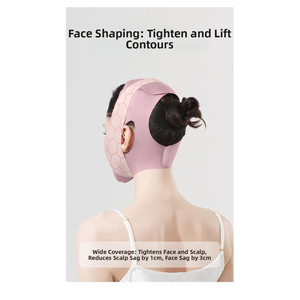 Banda de Levantamiento Facial en V para Contorno Facial - Reductor de Papada y Pliegues Nasolabiales, Gaine Visage Double Menton - Product Image 6