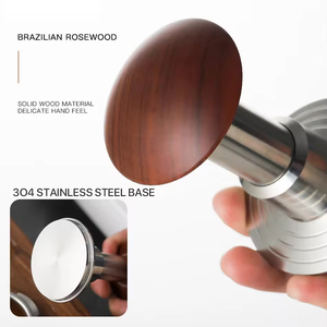 Hauteur réglable SUS304 Base plate en métal Espresso Tamper 51mm 53mm 58mm Poudre Marteau Pression constante Café Taster - Product Image 5