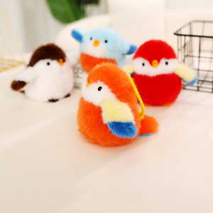 Portachiavi in peluche adorabile uccello-Mini pappagallo imbottito macchina artiglio <span class=keywords><strong>regalo</strong></span> - Product Image 3