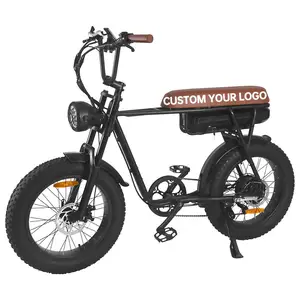 20inch Fatbike Electric Bicycle Fat Tyer Electric Beach Cruiser Bicycle Mountain Bike Electric Moped Bike For Adults Bicycle