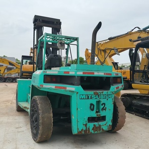 รถยกสำหรับงานคลังสินค้า ยี่ห้อมิตซูบิชิ รุ่น FD150 คุณภาพสูง ใช้แล้ว 15 ตัน เครื่องยนต์ดีเซลแท้ เสากระโดงสามระดับ - Product Image 2