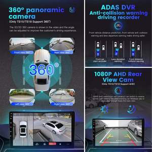 วิทยุติดรถยนต์ระบบแอนดรอยด์9-10นิ้ว2 DIN 8-core เครื่องเล่นสเตอริโอในรถยนต์ DSP GPS ควบคุมวิทยุ RGB 64GB - Product Image 6