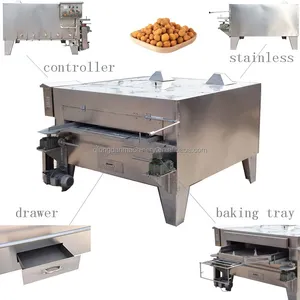 Yüksek verimli salıncak tipi kaplamalı fıstık kavurma makinesi fındık tohumu işleme ekipmanları ceviz pişirme makinesi fiyat