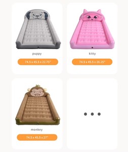 Tùy Chỉnh Thiết Kế Mới Màu Xanh Con Chó <span class=keywords><strong>PVC</strong></span> Đổ Xô Giường Bơm Hơi Cho Trẻ Em Hiện Đại Không Khí Di Động Nệm Có Thể Gập Lại Cho Các Trường Học Phòng Tập Thể Dục Sử Dụng - Product Image 2