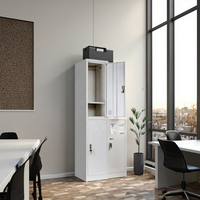 Armoires de rangement compactes en stratifié HPL métallique intelligentes et étanches sur mesure pour bagages, vestiaires de salle de sport, bancs pour salon et hôpital