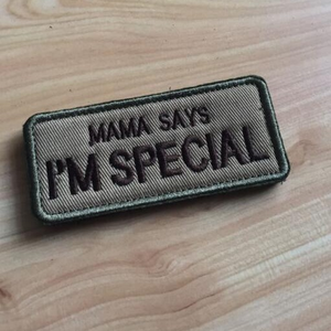 MAMMA DICE CHE SOIO SPECIALE Patch Tattico Ricamato Personalizzato, Patch in Tessuto 3D da Cucire, Decorazione in Pizzo per Cappello, Jeans, Logo Personalizzato - Product Image 4