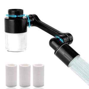 Prolongateur de robinet 1080 °   Prolongateur de robinet rotatif avec bras robotisé, adapté aux salles de bain et aux cuisines, avec 2 modes de débit d'eau - Product Image 1