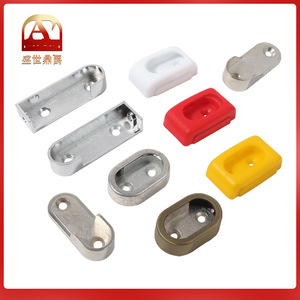 Support de tringle de penderie en alliage de zinc, épaisseur 2,8 mm, fixation murale, quincaillerie de placard - Product Image 4