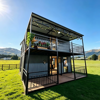 Maison modulaire de luxe à 2 étages de haute qualité, conteneur préfabriqué pour bureau et location de vacances