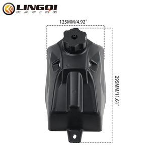 LINGQI RACING Réservoir d'essence en plastique modifié avec bouchon Petcock pour <span class=keywords><strong>Mini</strong></span> 49cc Dirt Pit Bike Off-Road Quality Motorcycle Fuel System - Product Image 2