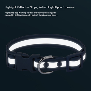 2026 Neues PVC-Hundehalsband Wasserdichtes Reflektierendes Haustierhalsband für Kleine und Große Hunde Anti-Würge Langlebiges Zugfestes Halsband - Product Image 4