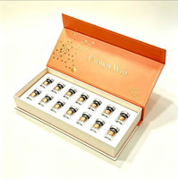 Caja de Regalo Magnética de Cartón Rígido Hecha a Mano con Impresión Personalizada para Frascos de Péptidos, Botellas, Cosméticos, Cuidado de la Piel, Caja de Papel para Empaque