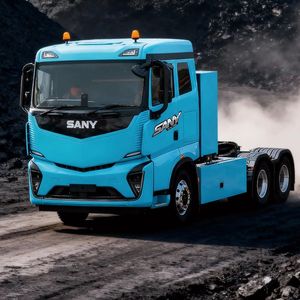Camion lourd électrique à haute intégration 10.9T SE636kWh, tracteur semi-remorque à vendre - Product Image 1
