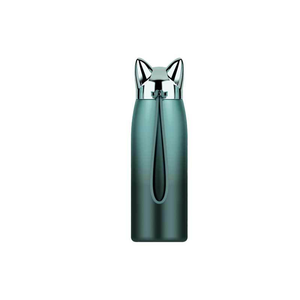 Boccetta elegante del bicchiere della bottiglia di acqua delle orecchie di gatto sveglie, tazza di viaggio inossidabile di Thermos di vuoto - Product Image 2