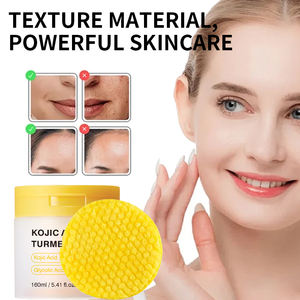 Tampons tonifiants coréens clarifiants OEM avec acide kojique et extrait de curcuma, tampons en coton ultra doux pour le visage, exfoliation, nettoyage quotidien - Product Image 4