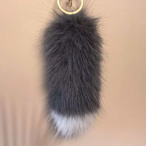 CPC Wholes colorati coda di volpe simulata animali di peluche appesantito peluche di personalizzazione giocattolo di peluche portachiavi - Product Image 3