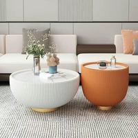 Table d'appoint design minimaliste en métal moderne italien de luxe nordique, combinaison créative pour la maison