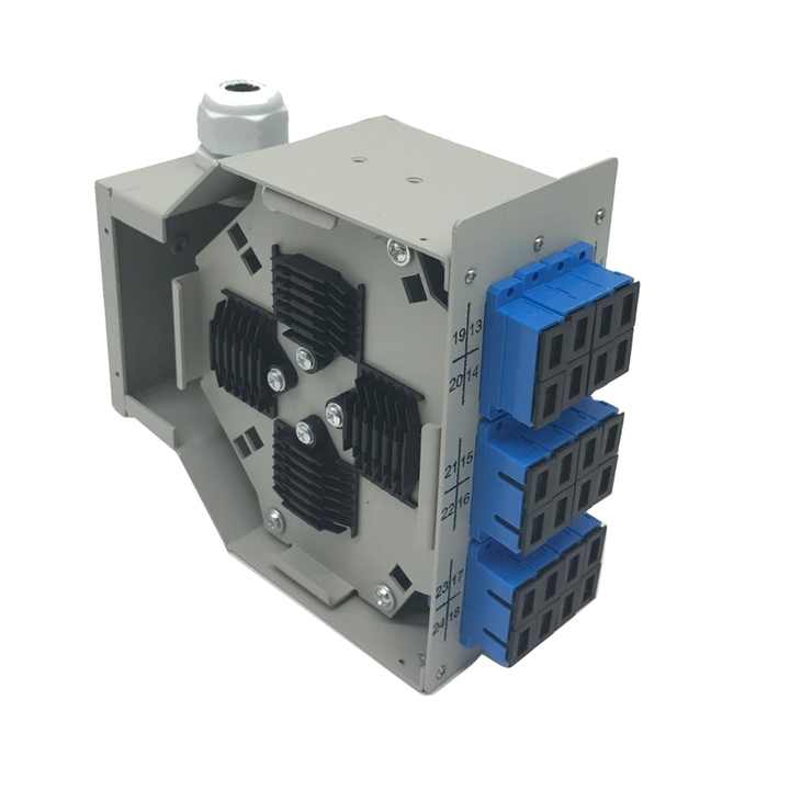 12 Port Din Rail Sc Fiber Optic Termination Box Buy Sc Fiber Optic