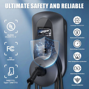 Stasiun Pengisian Daya Kendaraan Listrik Energi Baru Berkualitas Tinggi yang Dipasang di Dinding AC Fast Level 2/J1772 Pengisian ODM/OEM 7KW 9.6KW 11.5KW - Product Image 3