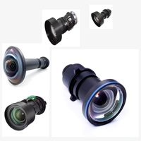 Objectif de projection à focale courte 0.65:1 0.8:1 le plus vendu pour NEC P554U HD projecteur externe tout verre tout métal lentille à focale courte