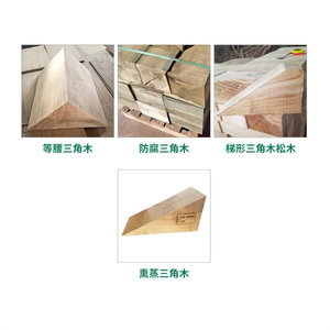 บล็อกไม้สามเหลี่ยม 100x100x150 มม. ทำจากไม้สน พร้อมหูจับโลหะ สำหรับเสริมแรงและใช้ในการบรรจุภัณฑ์ - Product Image 5