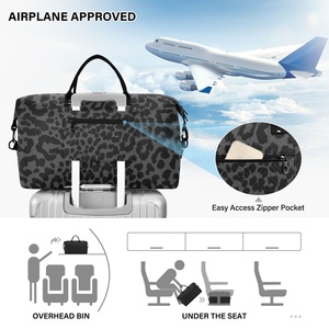 Wholesale Large Capacity New Styles Customs logo Fashion 2 Set Travel Bag Storage Bag Duffel Travel Bag Duffel Gym - Product Image 5