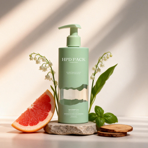Premium Design PET Cylinder <strong>Shampoo</strong> <strong>Bottle</strong> 300ml 500ml <strong>Refillable</strong> Hair Care Packaging Press Pump Sealing Factory Skin Care Serum - Product Image 3