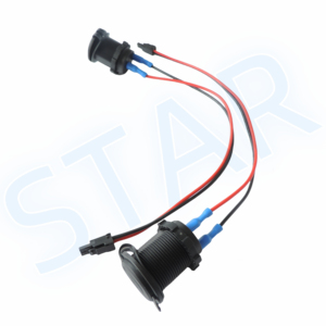 OEM 12V wasserdichter Zigaretten anzünder Stecker Verlängerung kabel Kabelbaum für Motorrad/Auto/Boot/Traktor - Product Image 3