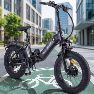 Bicicleta Eléctrica Plegable DOTMALL F213 Nakxus con Cuadro Negro, Llantas de 20 Pulgadas, Batería de 36v 14.5Ah, Casco Obligatorio, Cumple con StVZO, 150kg - Product Image 3